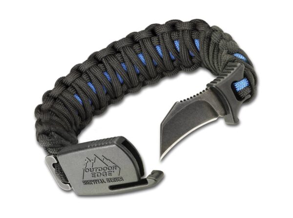 Bransoleta Outdoor Edge ParaClaw Blue Line L